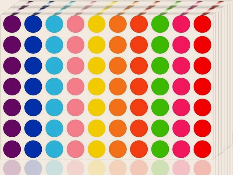 Color Dot Stickers (3,500)