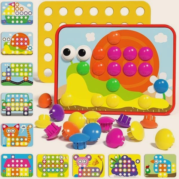 Button Art Pegboard