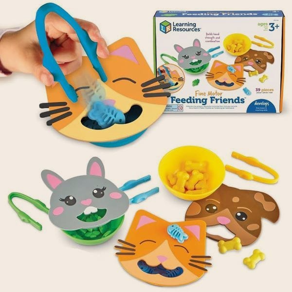 Fine Motor Feeding Friends