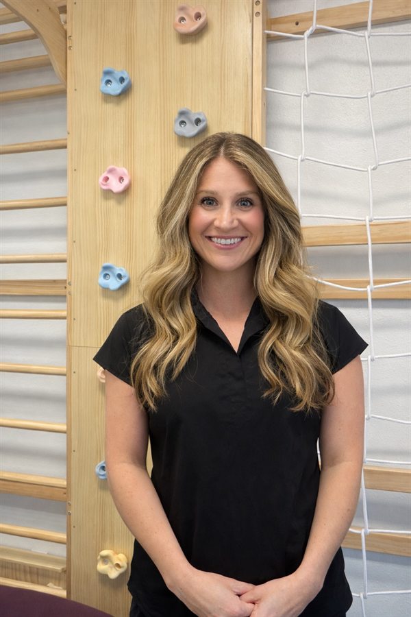 Erin Wiggins, OT, at the NeuroNest Pediatric Therapy clinic