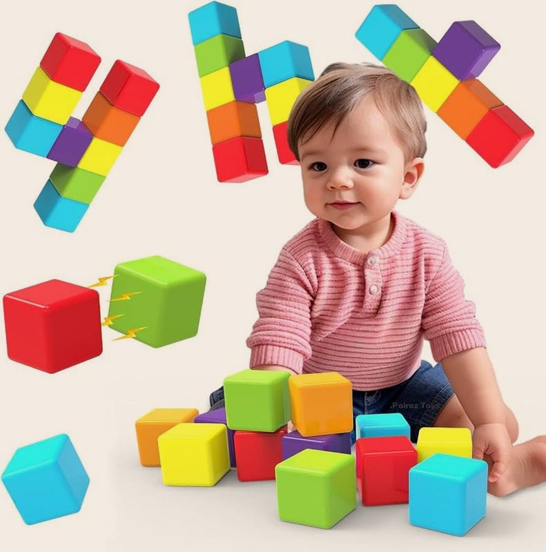 Large Magnetic Stacking Cubes