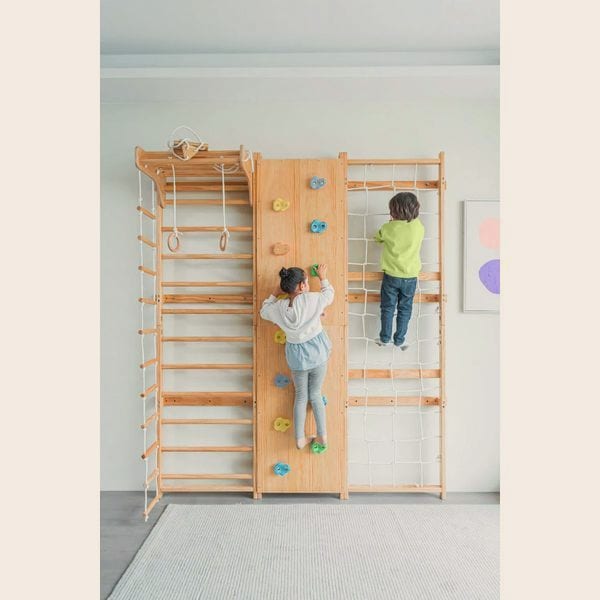 Swedish Ladder Wall Gym (Walnut)