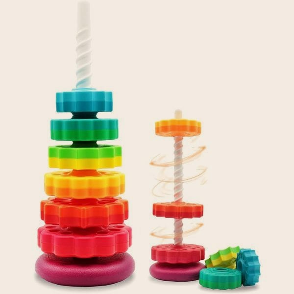 Rainbow Spinning Stacker