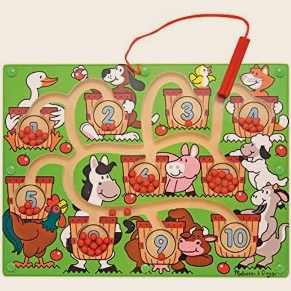 Magnetic Wand Number Maze