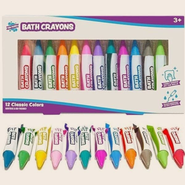 Smooth Bath Crayons (12 Pack)